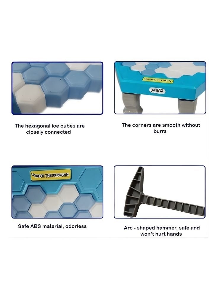 Premium Save the Penguin Ice Breaker Game for Kids – Hammer Board Game with Ice Blocks, Family Fun Strategy Game for Children - Image 3